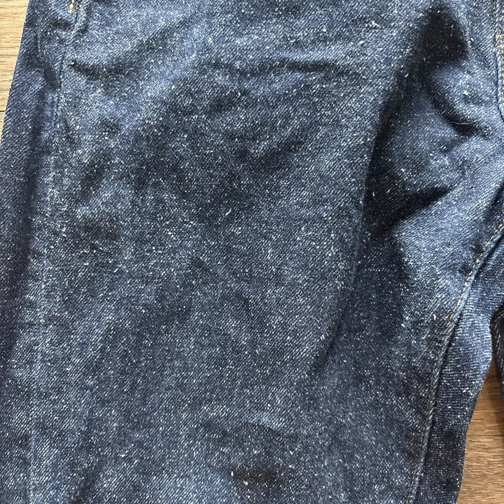American Eagle Original Straight Jeans Men's 30x34 Denim Dark Blue White Speckle